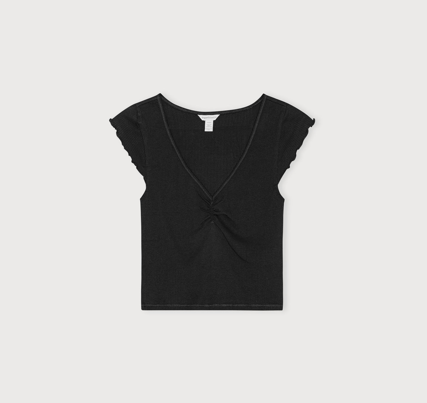Core Bold Rib Ruched Tee