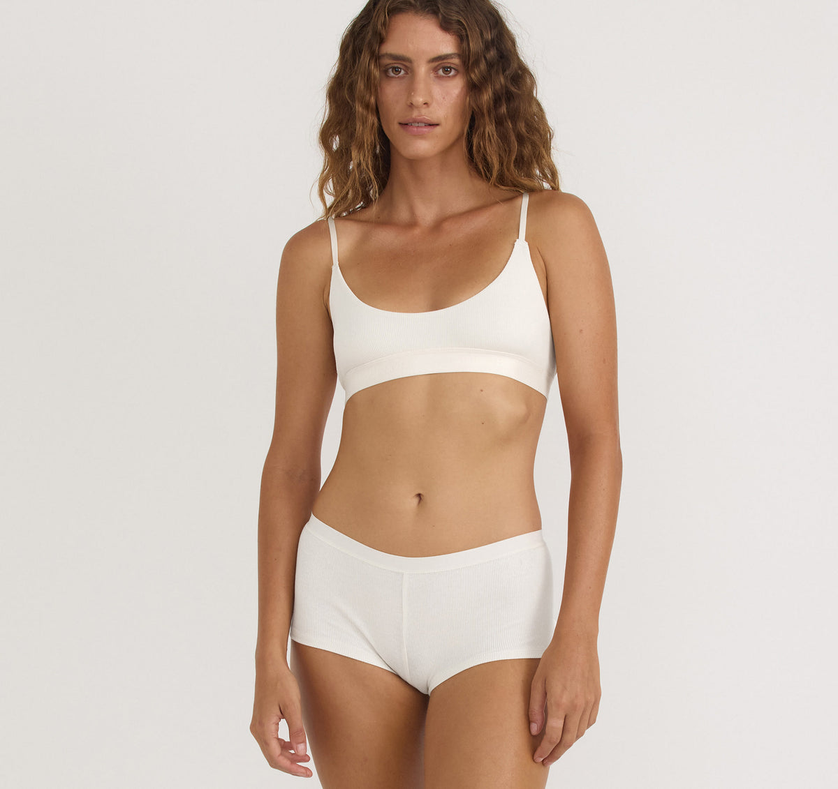 Core Rib Open Back Scoop Bralette 2-Pack