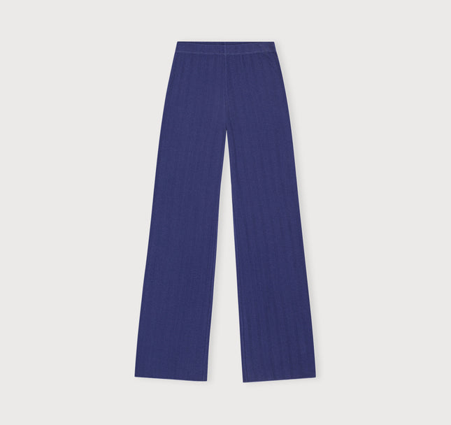 Pointelle Straight Leg Pants