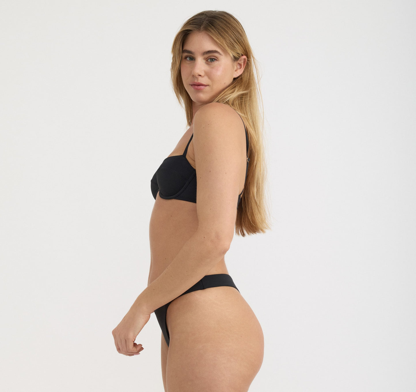 Swim High-Leg Bikini Thong