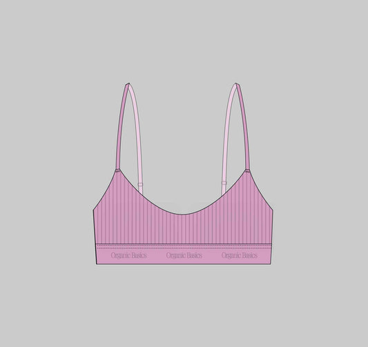 Core Rib Open Back Scoop Bralette