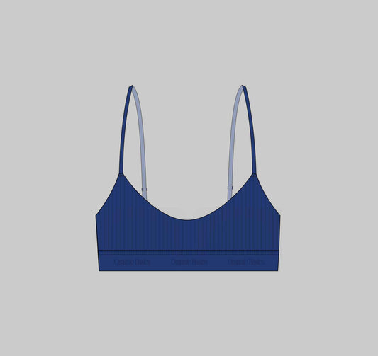 Core Rib Open Back Scoop Bralette