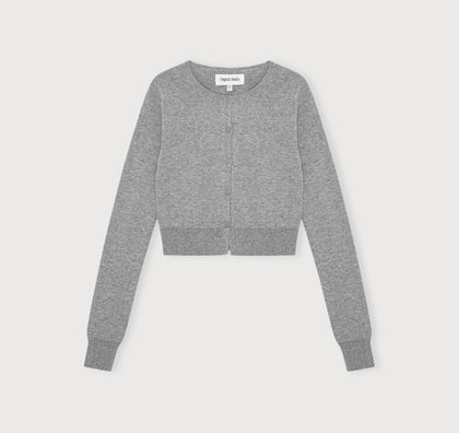 Fine Knit Cropped Cardigan
