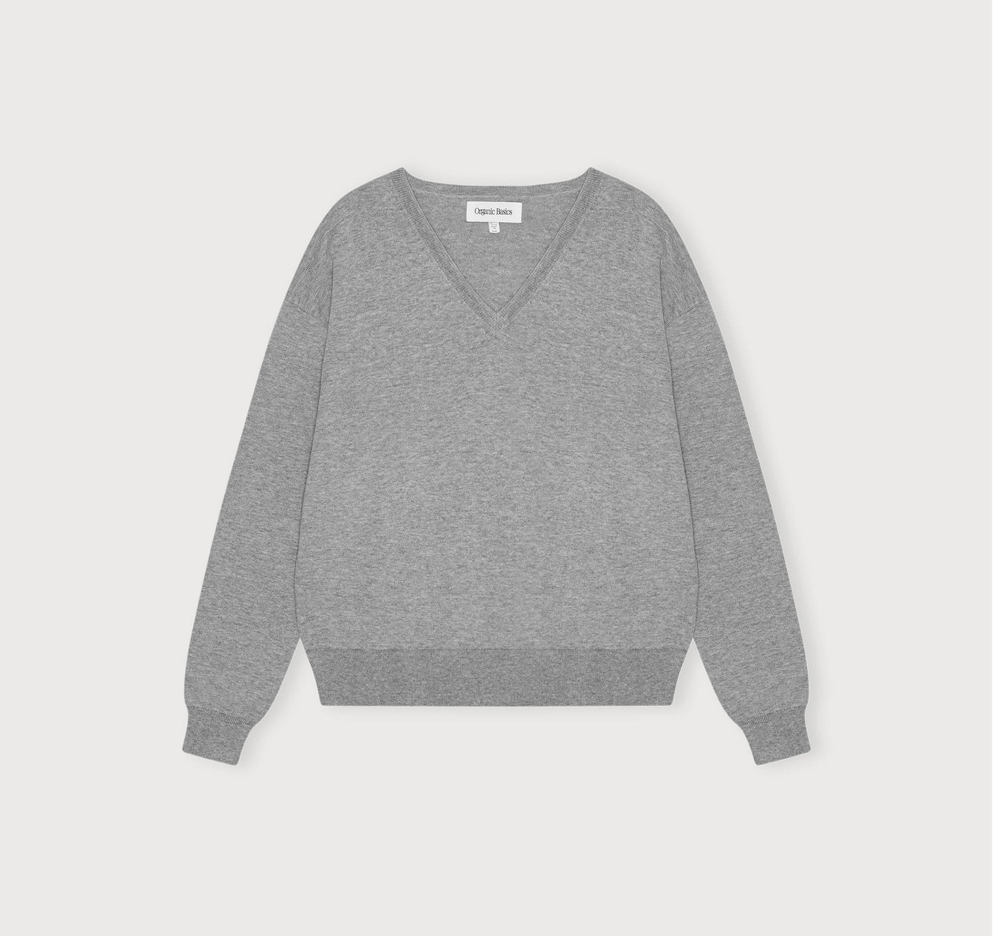 Fine Knit V-Neck Sweater