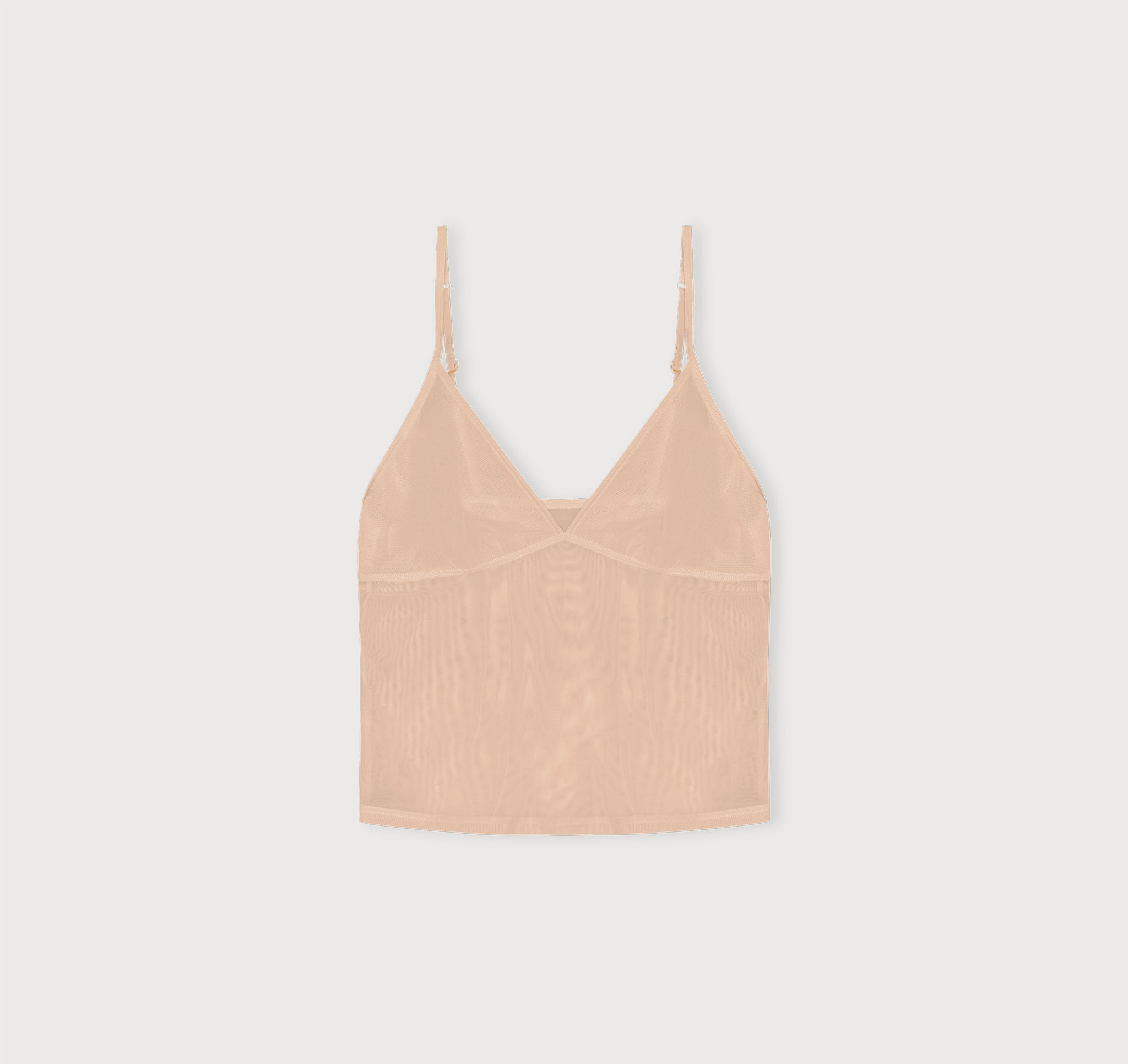 Mesh Cami - Hazelnut | Only €27 | Organic Basics
