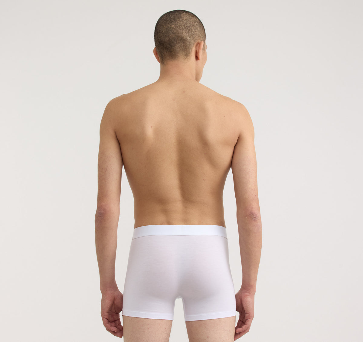 Core Trunks 12-Pack - White / White / White – organic cotton – view 3