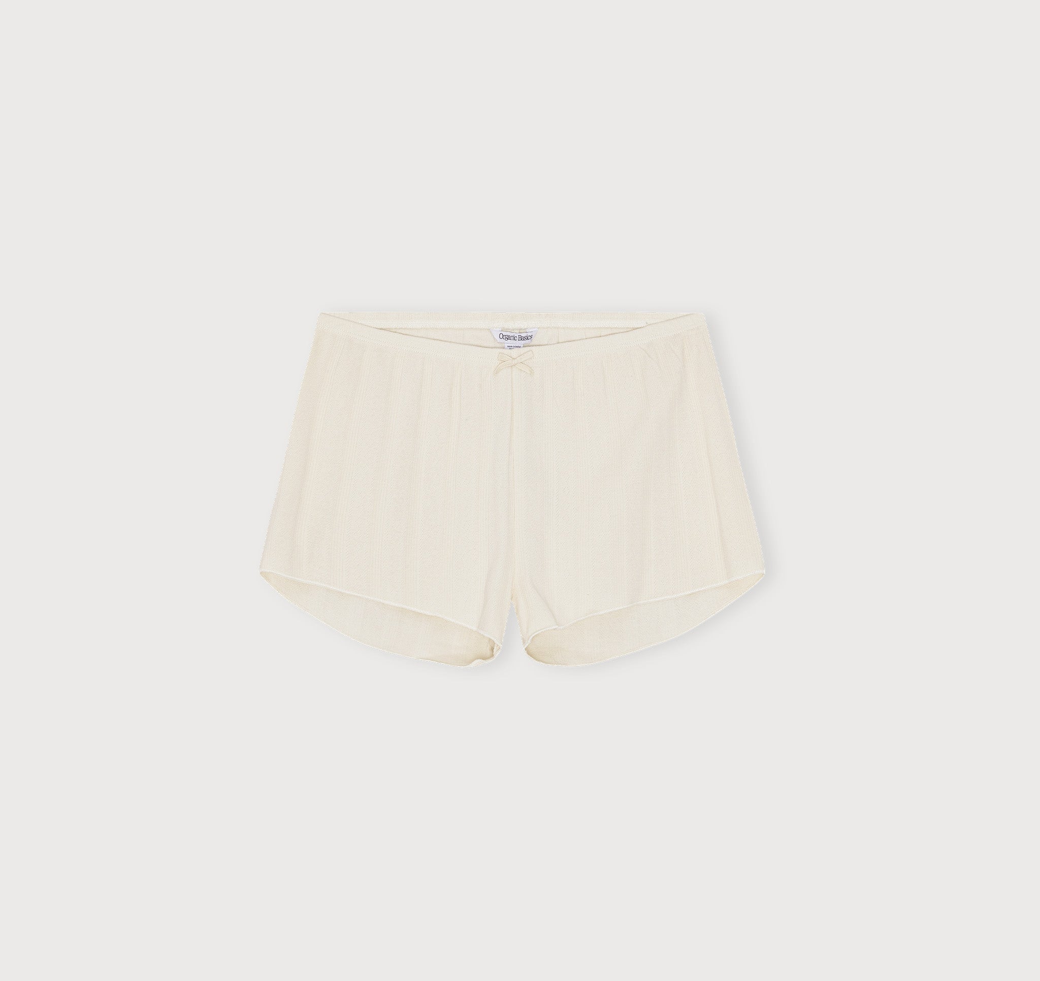Pointelle Shorts - Cloud | Only €38 | Organic Basics