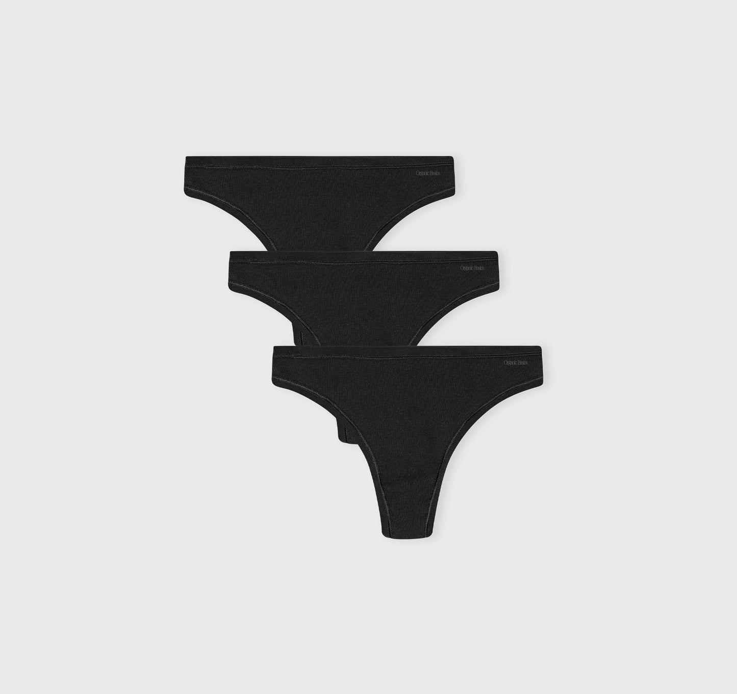 Core Rib Thong 3-Pack