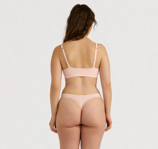 Sujetador bralette con Flex y escote redondo