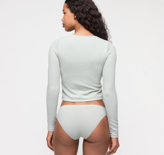 Seamless Waffle Cardigan
