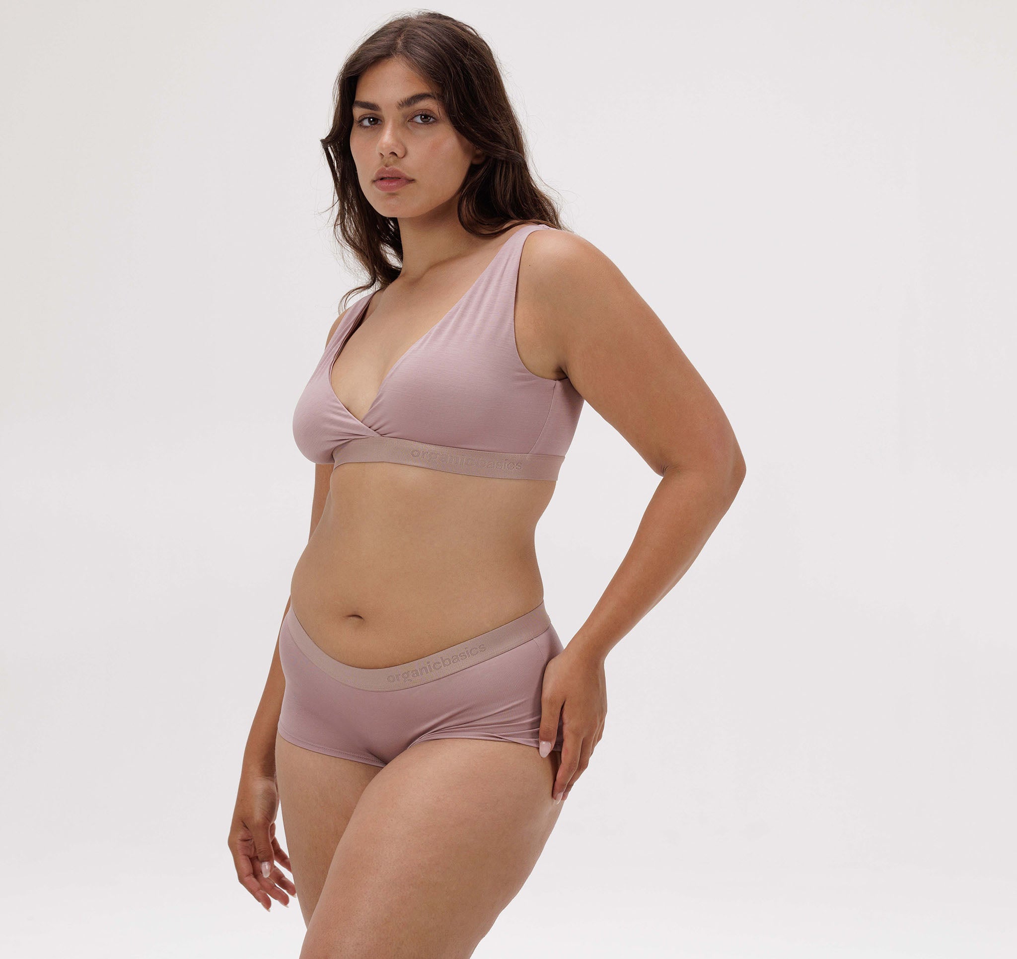Dusty rose bralette top