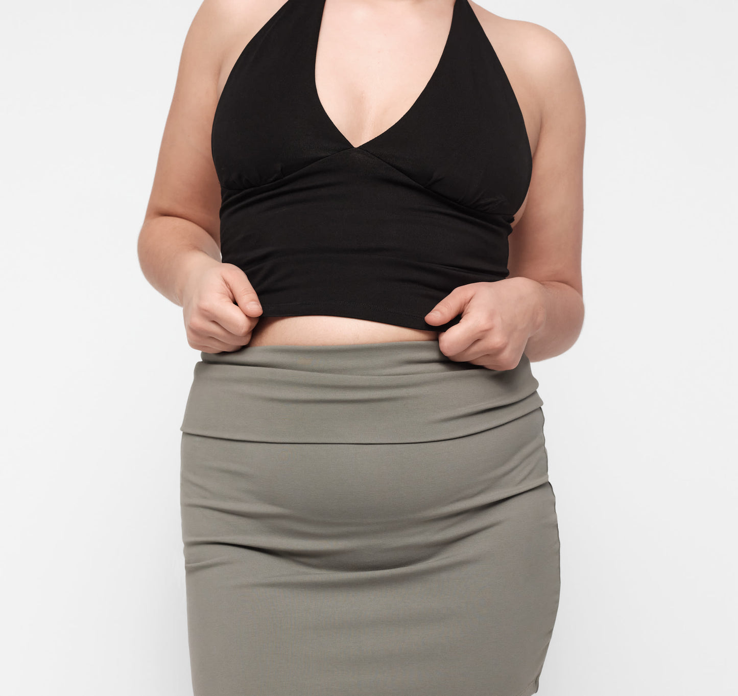 Core Foldover Mini Skirt