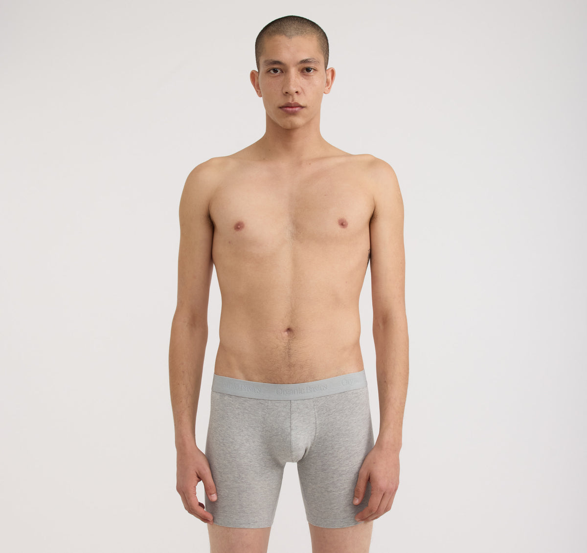 Core Boxer Briefs 12-Pack - Black / White / Grey Melange – organic cotton – view 6