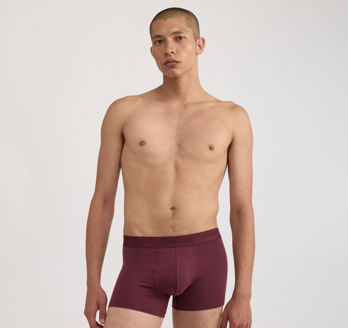 Core Trunks 12-Pack - Stone Grey / Plum / Deep Navy – organic cotton – view 4
