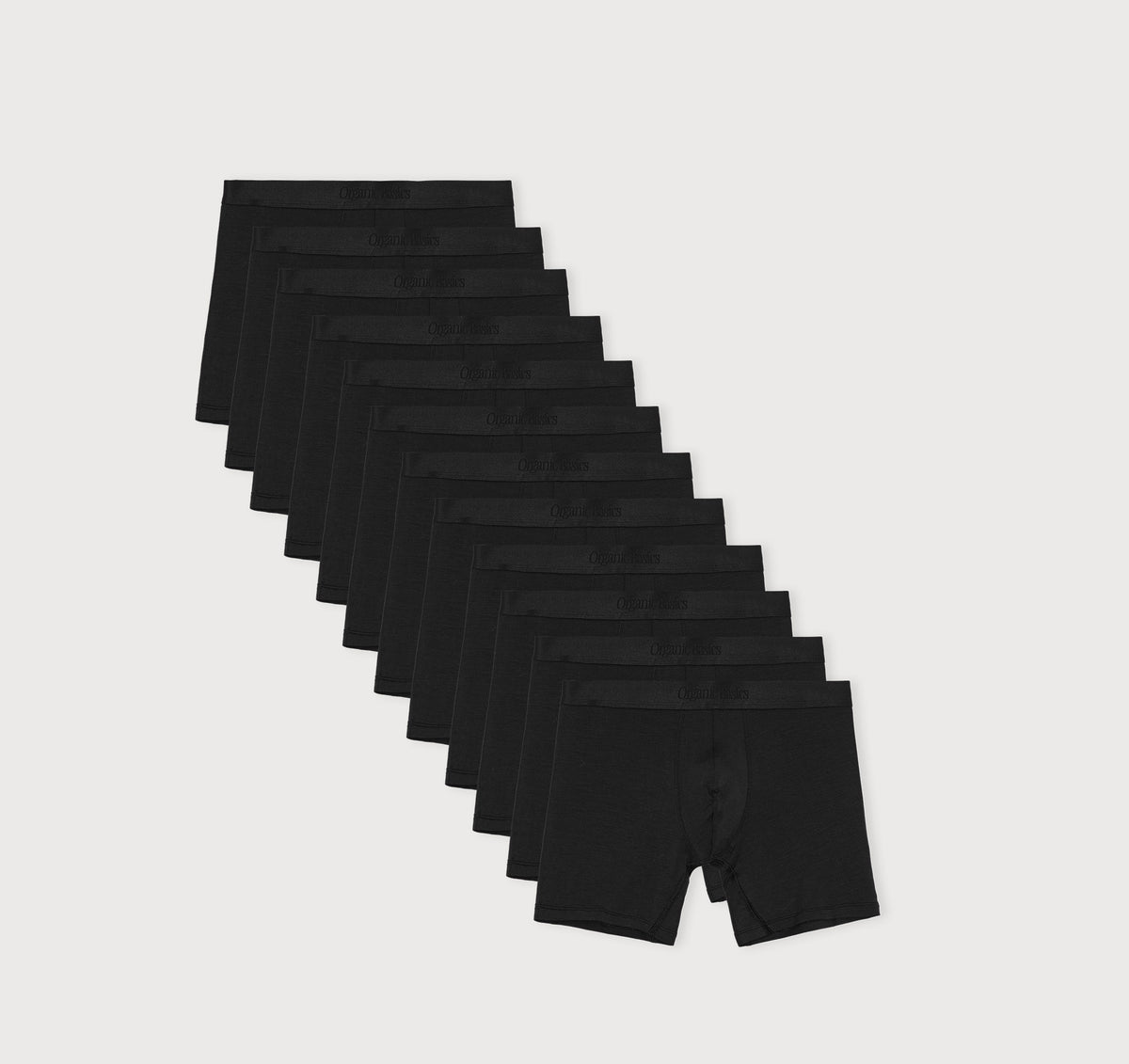 Premium Boxer Briefs 12-pack - Black / Black / Black