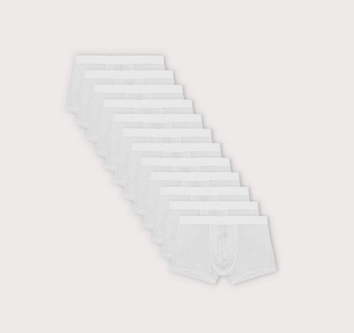 Premium Trunks 12-pack - White / White / White