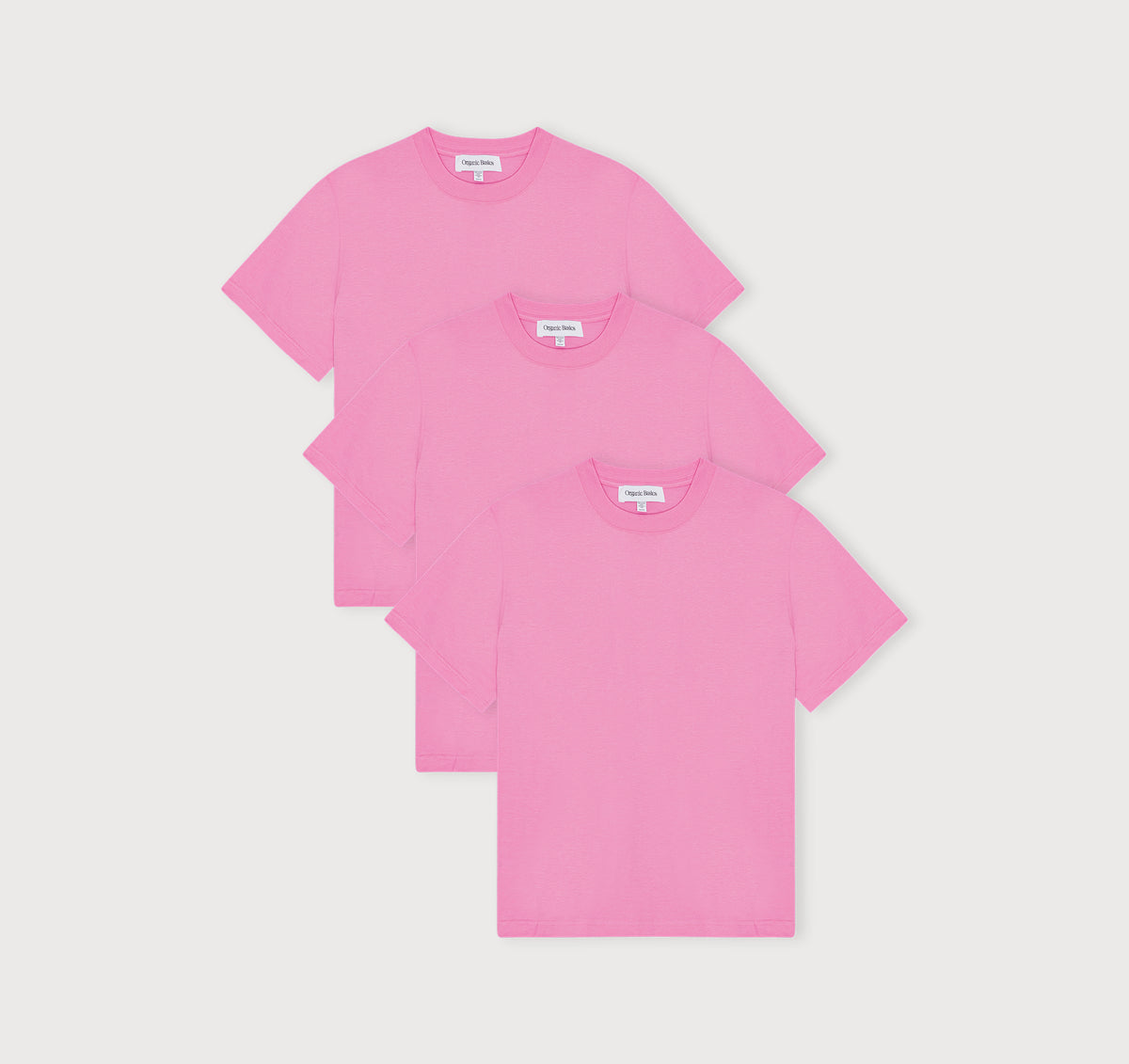 True Boxy Fit Tee 3-Pack - Soft Pink