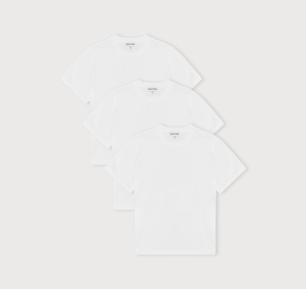 True Boxy Fit Tee 3-Pack - White