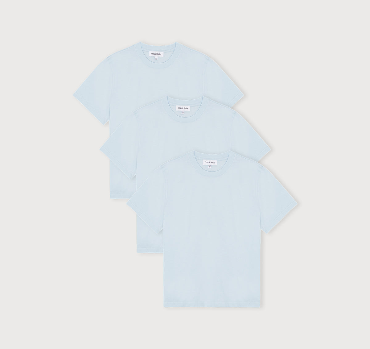 True Heavy Boxy Fit Tee 3-Pack - Light Blue