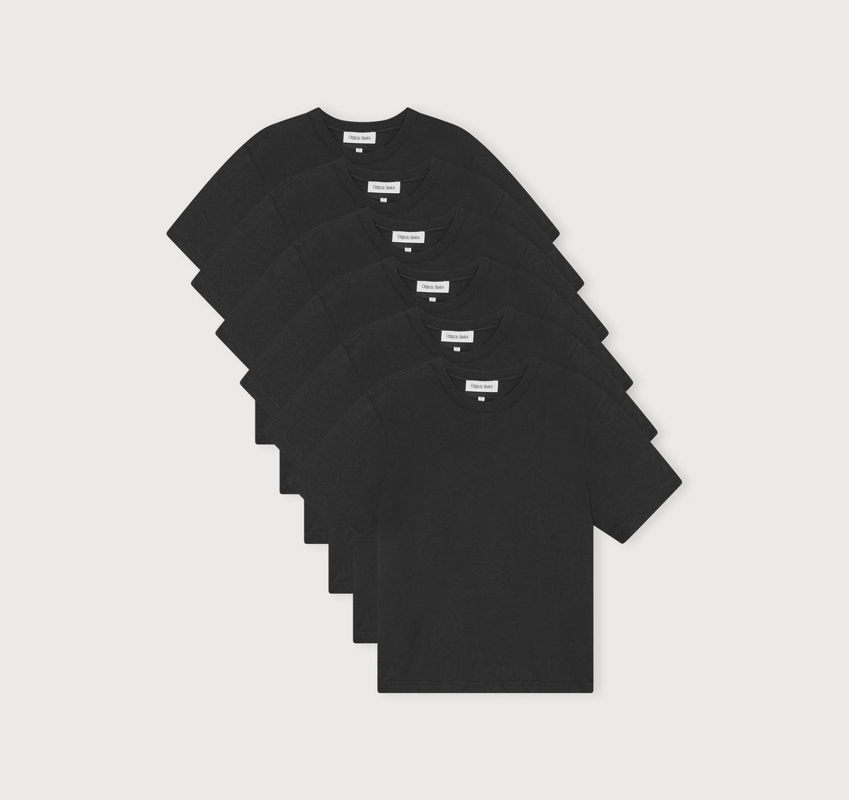 True Heavy Boxy Fit Tee 6-Pack - Black