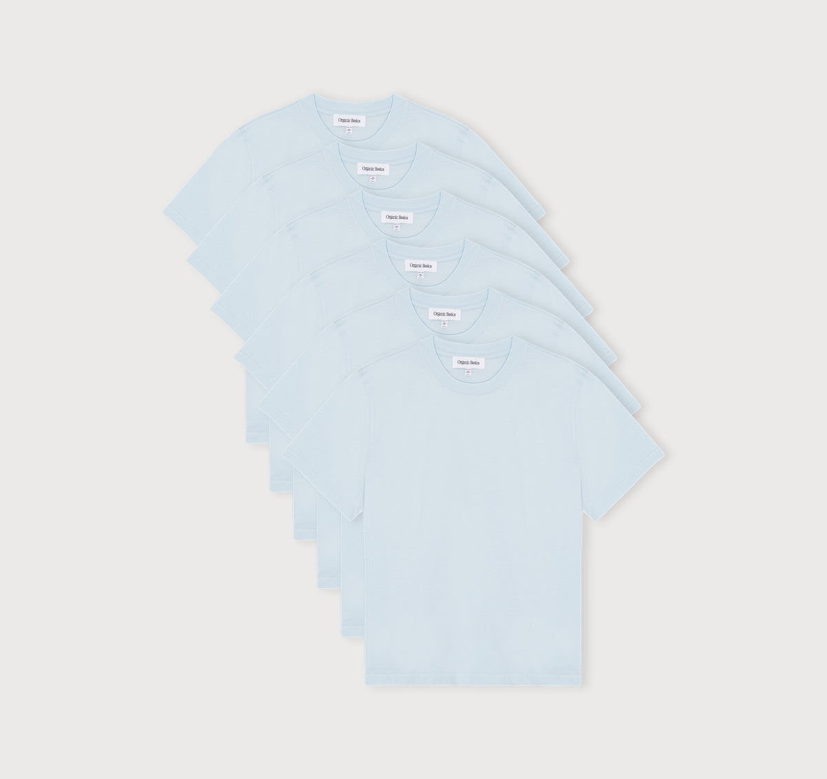 True Heavy Boxy Fit Tee 6-Pack - Light Blue
