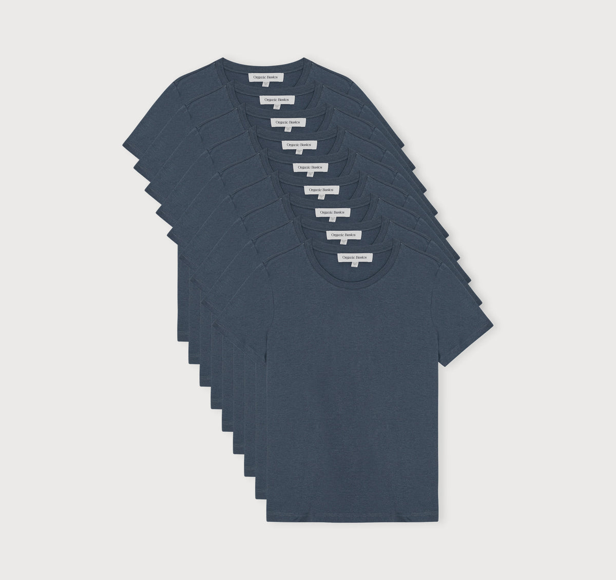 True Heavy Regular Fit Tee 9-Pack - Midnight Blue – organic cotton