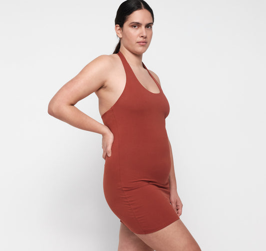 organic cotton bodycon dress Synergy Organic Clothing Burgundy Cotton Bodycon Dress Size M NWT
