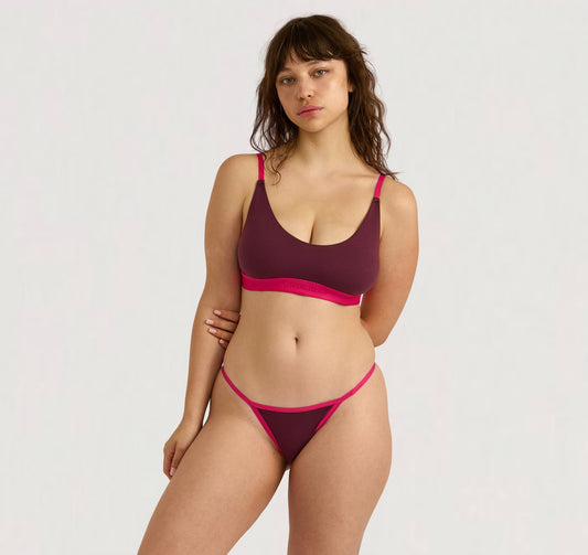 Core Play Open Back Scoop Bralette