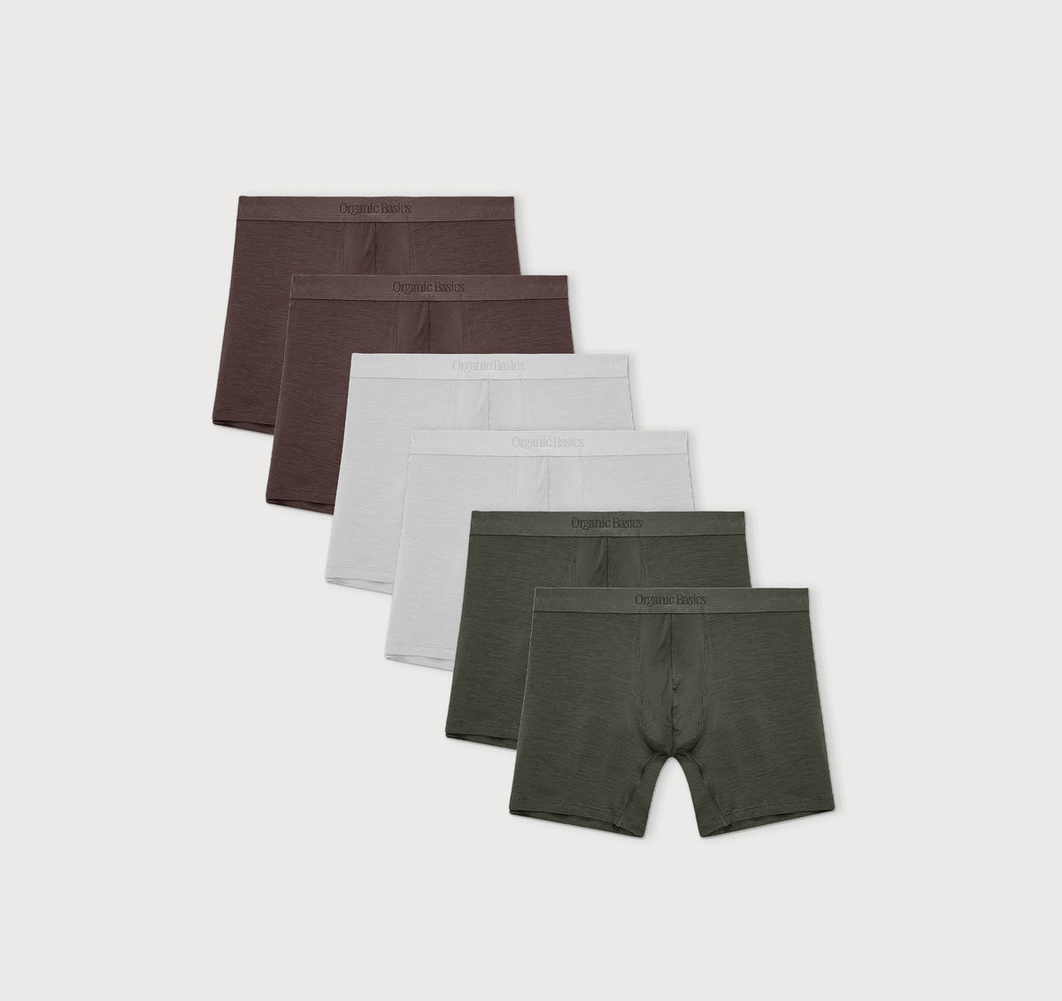 Premium Boxer Briefs 6-pack - Grunge / Hazy / Truffle