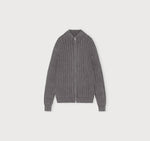 Soft Knit Rib Zip Track Jacket