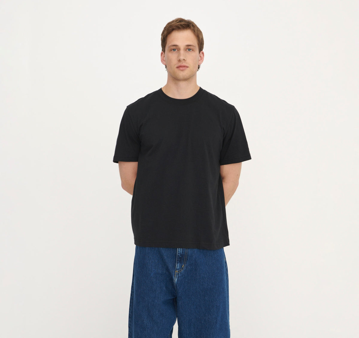 True Boxy Fit Tee 3-Pack - Black – view 2