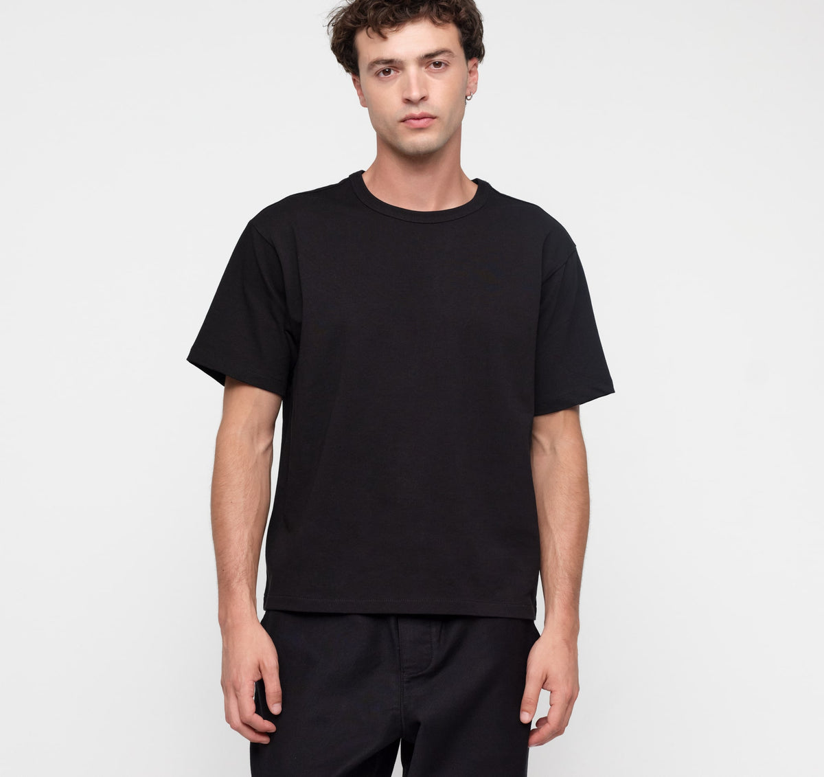 True Extra Heavy Boxy Tee 6-Pack - Black – organic cotton – view 2