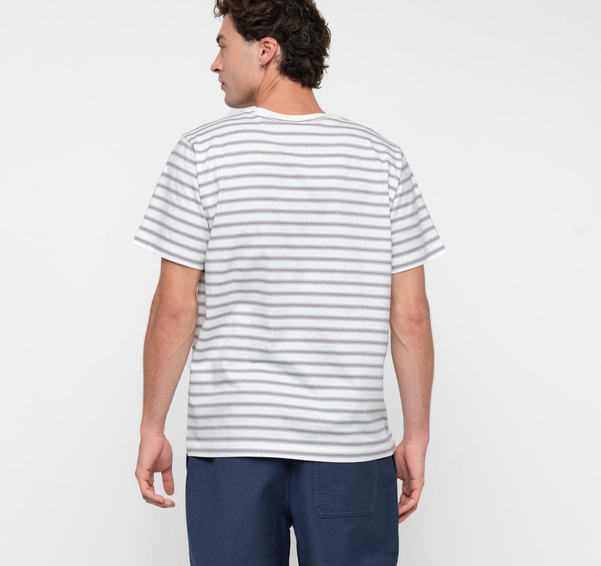 True Heavy Boxy Fit Tee 6-Pack - Steamy Stripe – organic cotton – view 4
