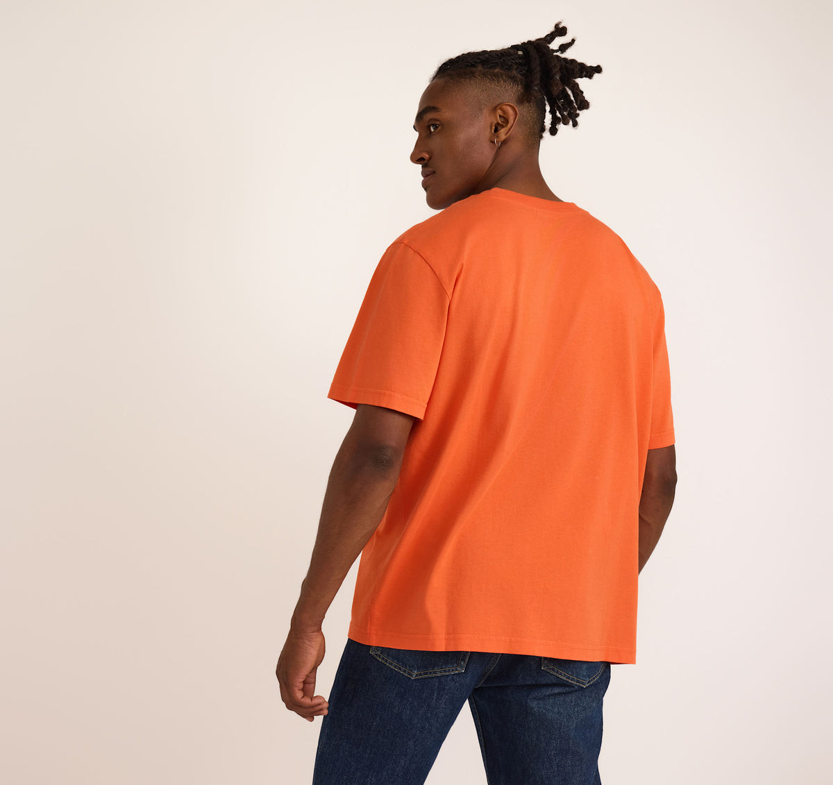 True Heavy Boxy Fit Tee 6-Pack - Tangerine – view 3