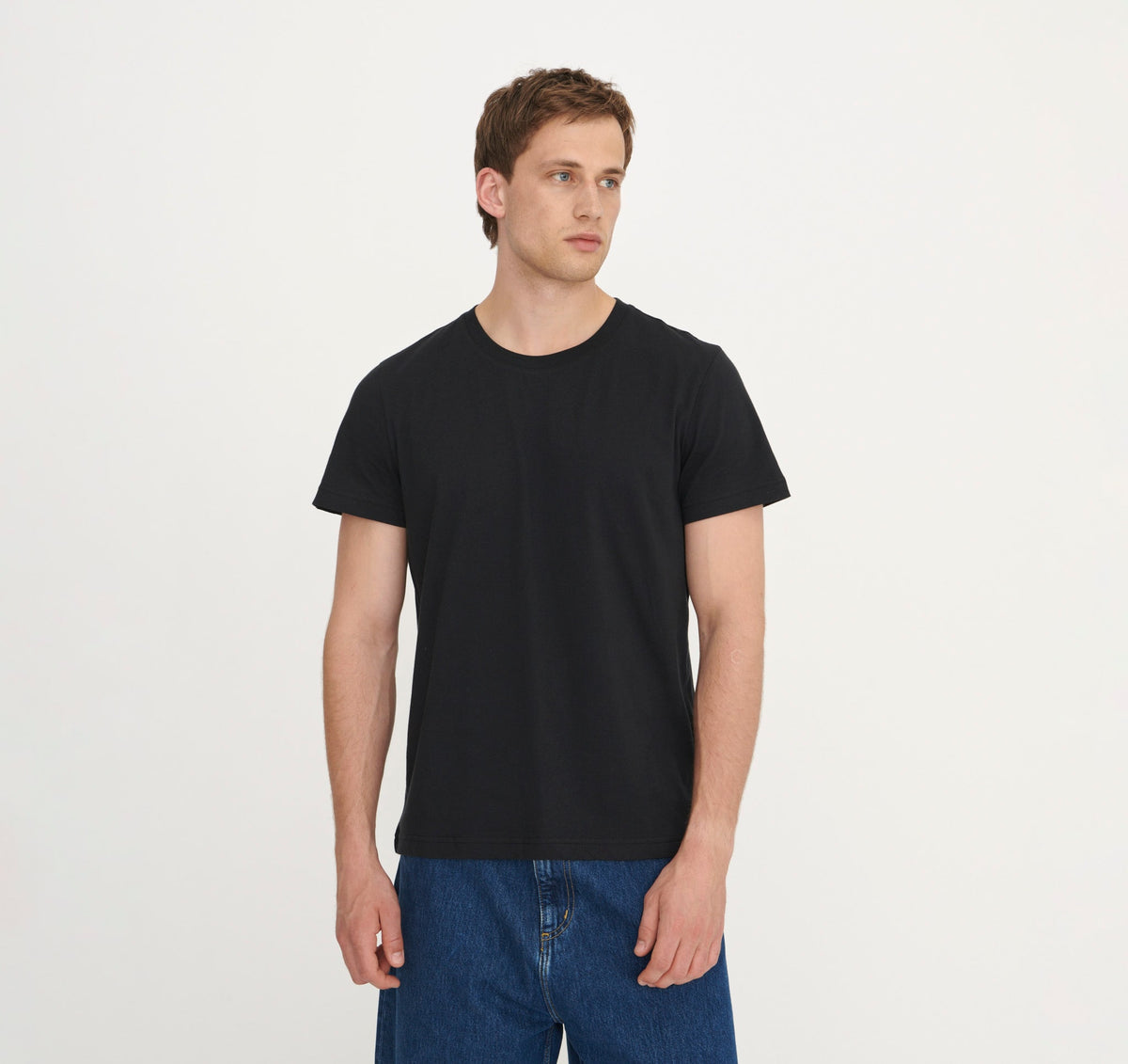 True Regular Fit Tee 6-Pack - Black – organic cotton – view 2