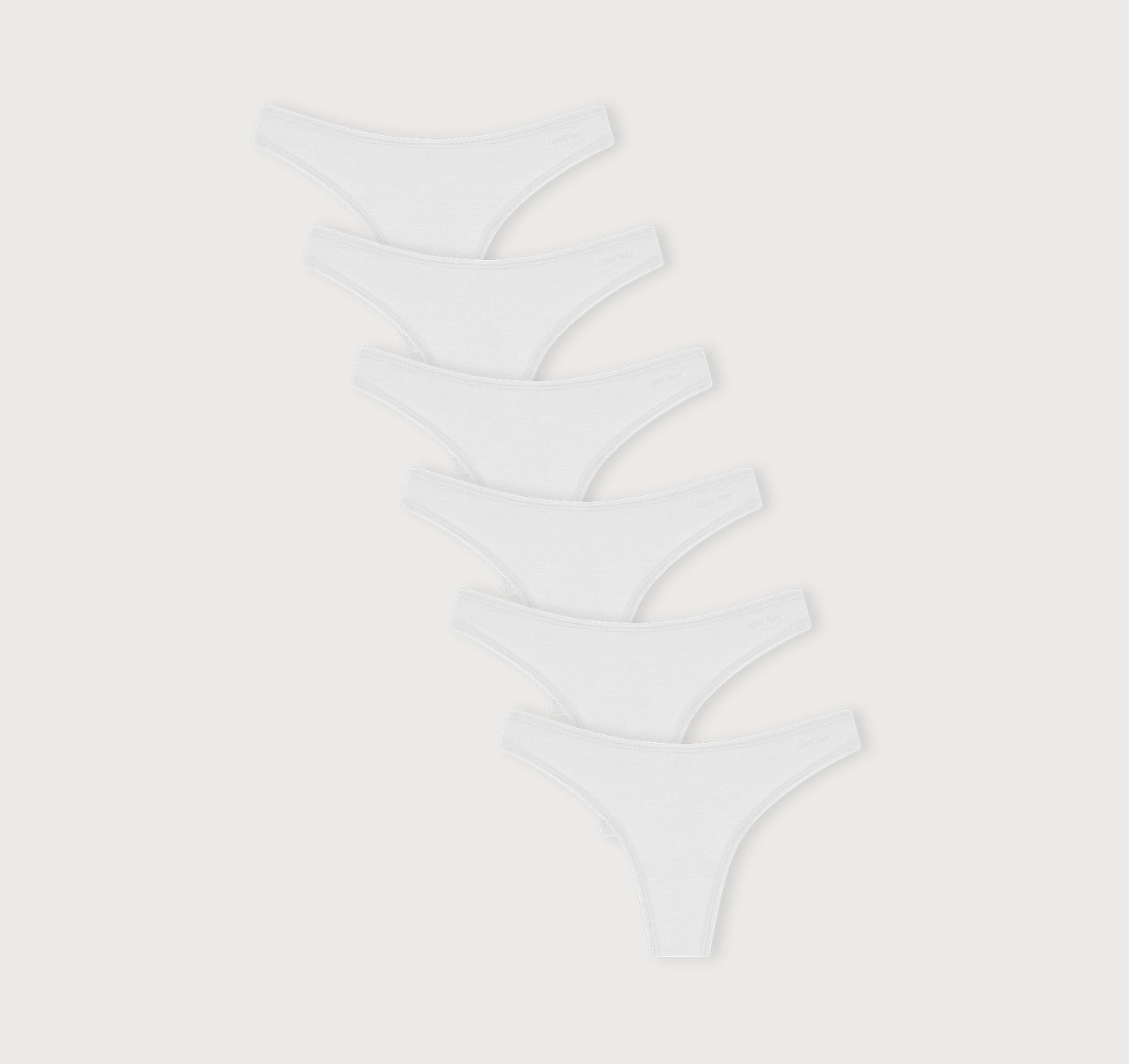 Core Rib Thong 6-Pack