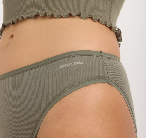 Core Rib High-Leg Briefs