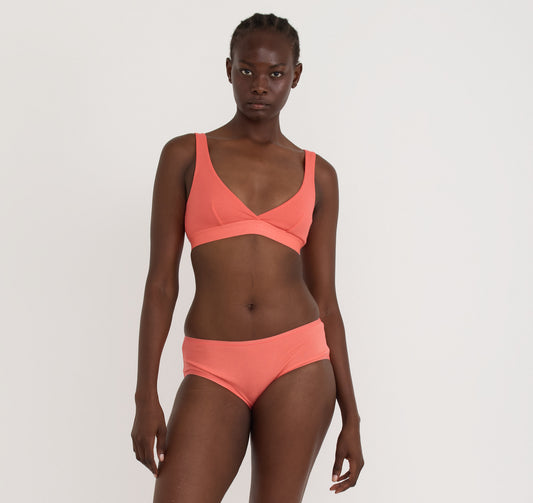 Core Rib Plunge Bralette