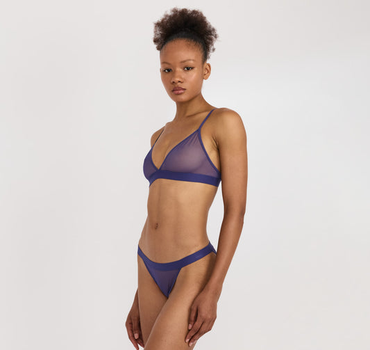 Mesh Triangle Bralette