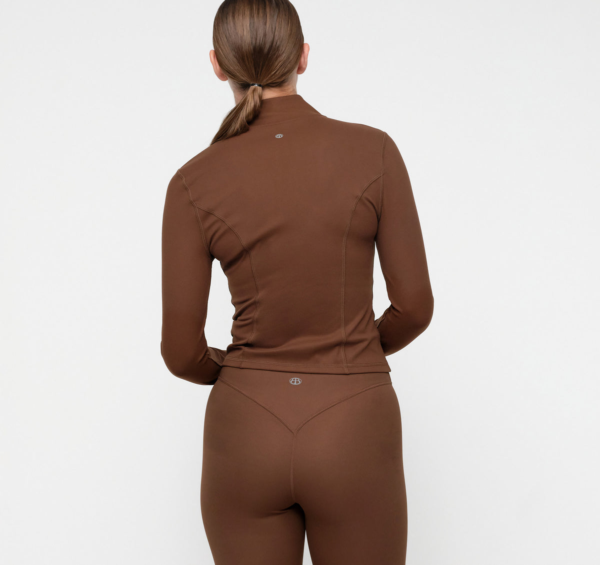 Active Zip Jacket - Walnut – view 5