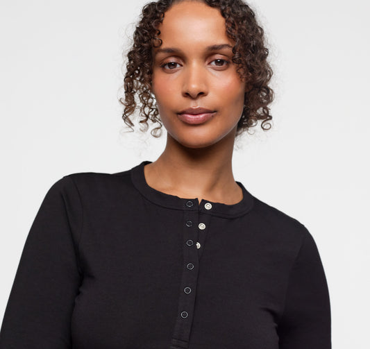 Everyday Henley Long Sleeve