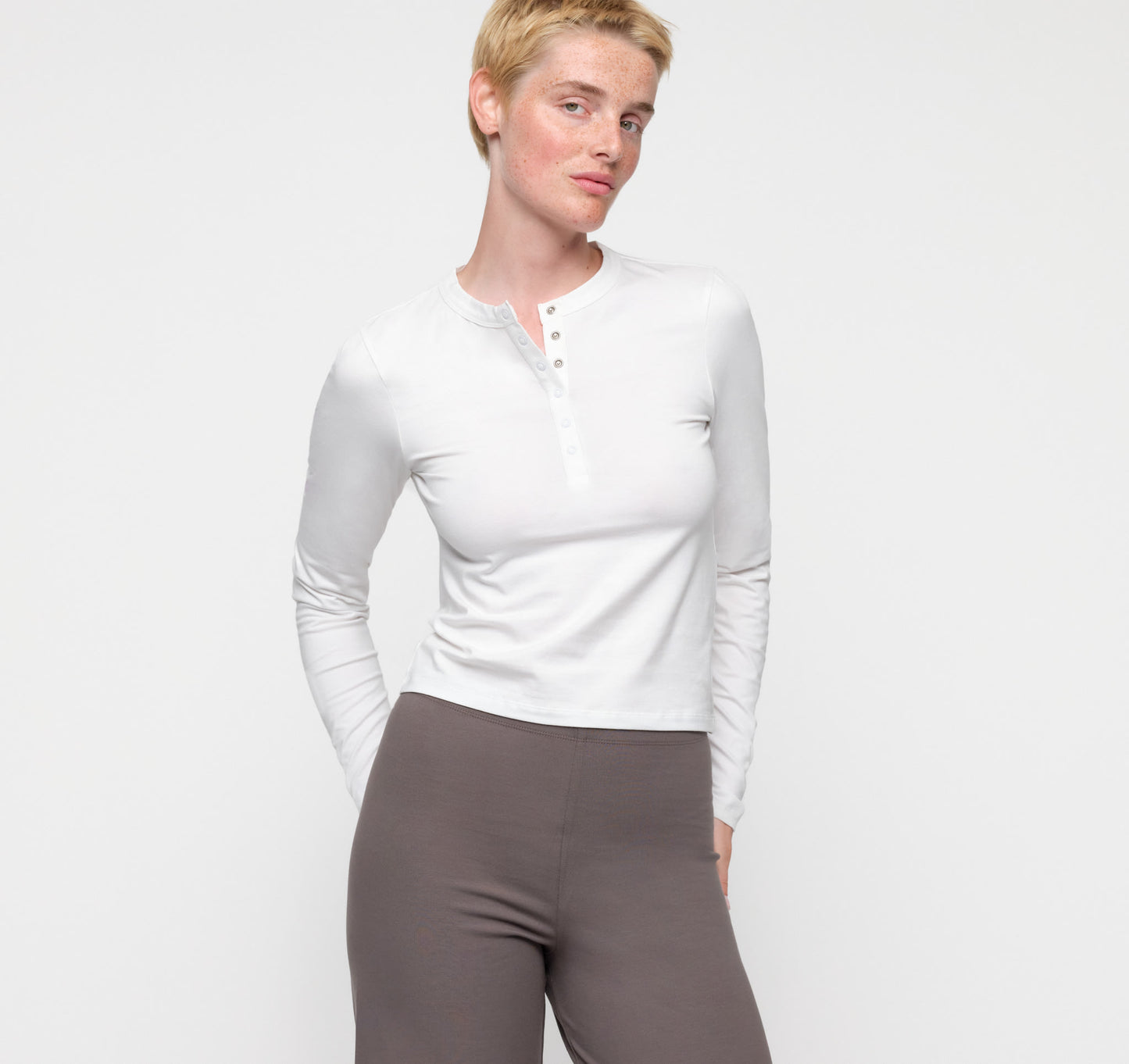 Everyday Henley Long Sleeve