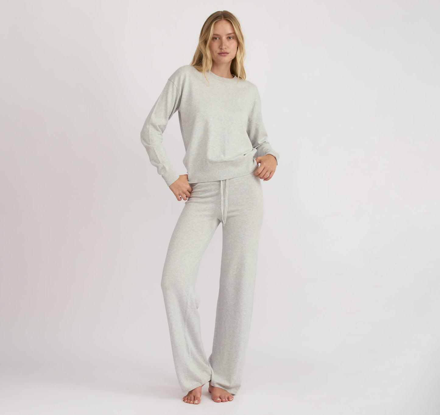 Soft Knit Straight Leg Pants