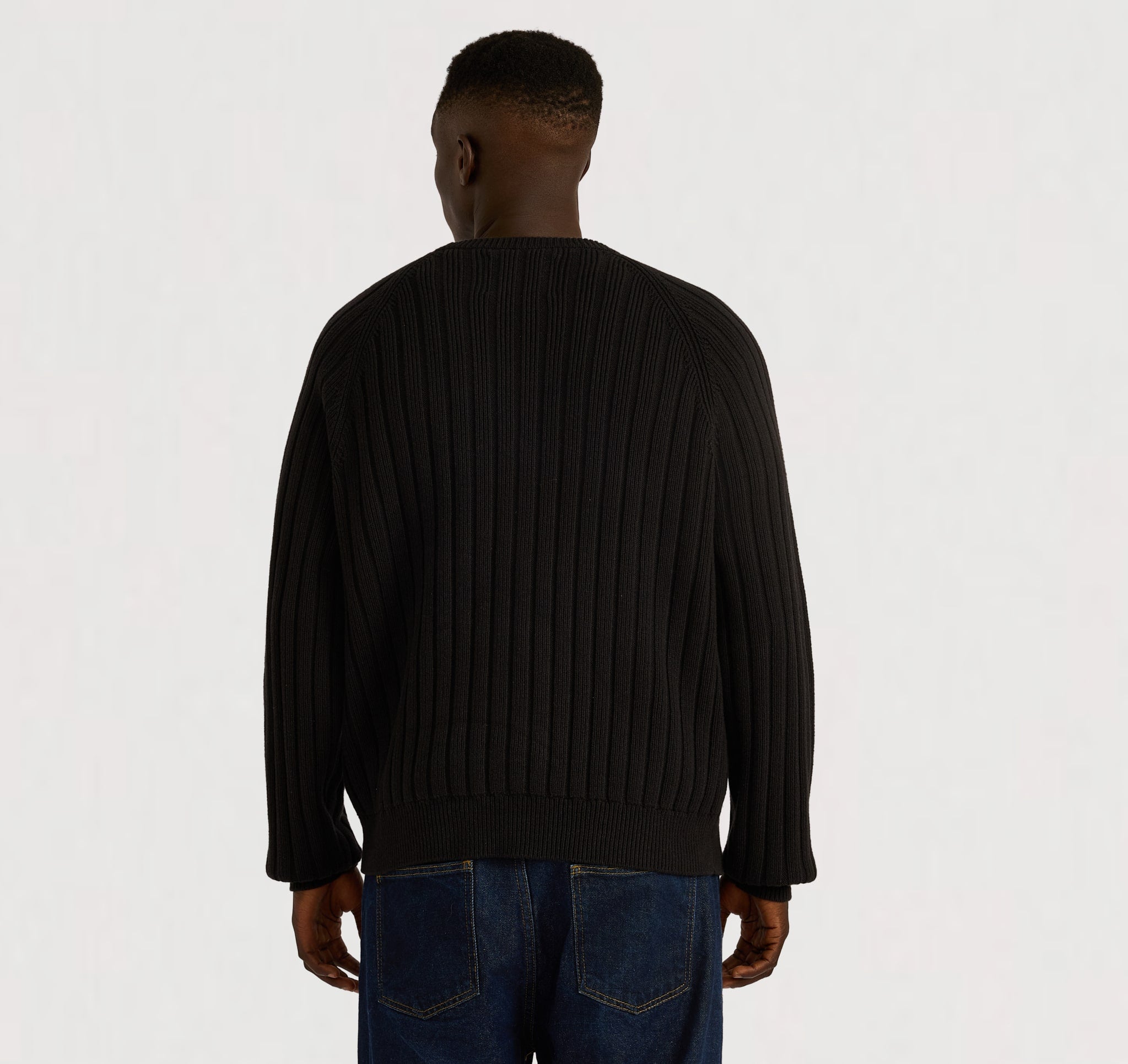 Soft Knit Rib Raglan Sweater | Only € 77 | Organic Basics