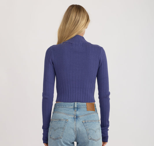 Soft Knit Rib Track Jacket