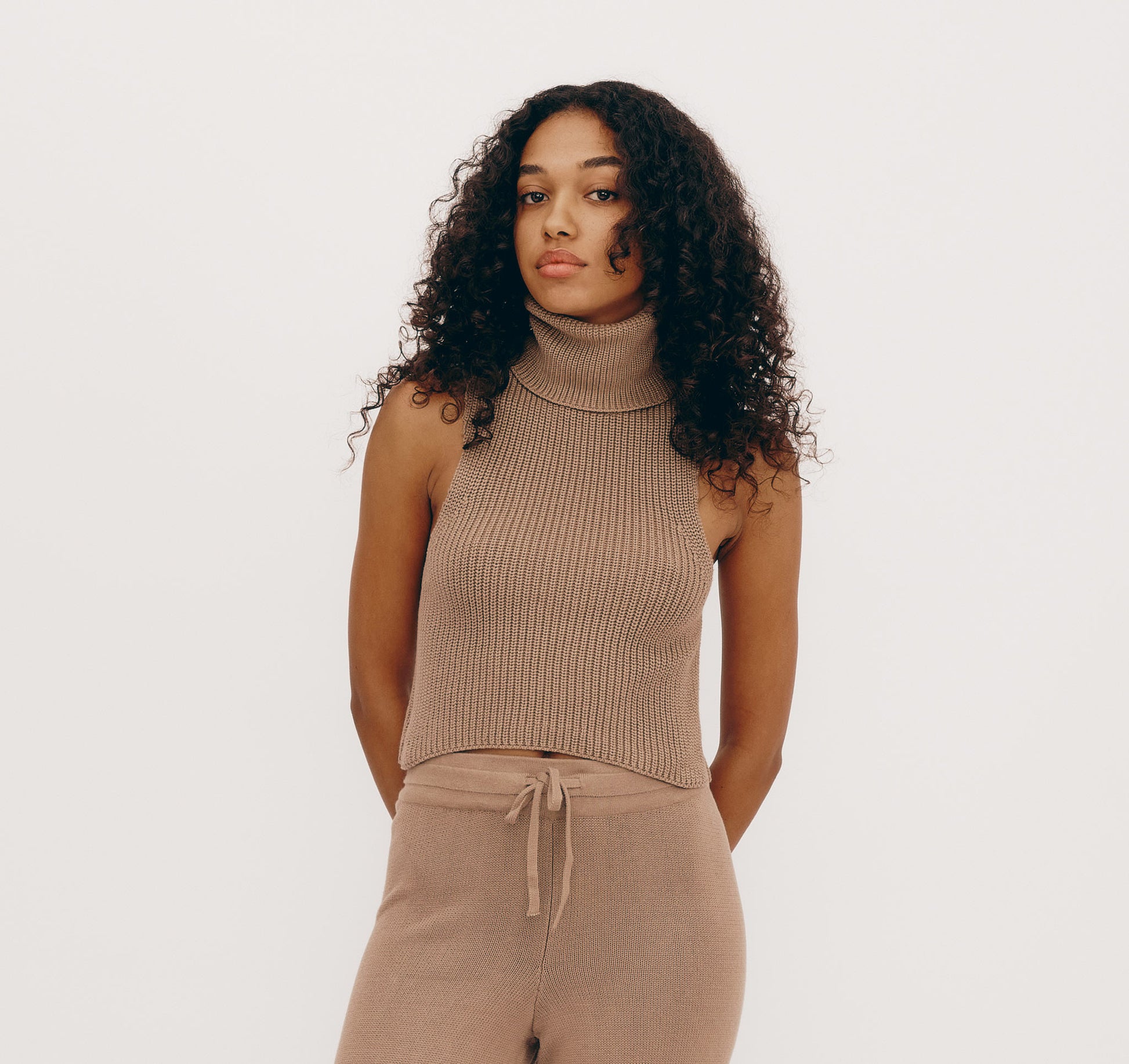 True Knit Sleeveless Turtleneck Only € 52 Organic Basics