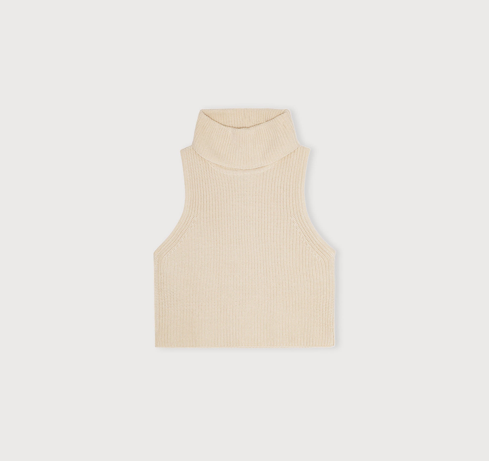 True Knit Sleeveless Turtleneck Only โฌ 52 Organic Basics