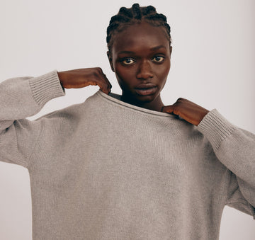 Verity Organic Cotton Slate Sweatshirt Brush Back Finish main image 0