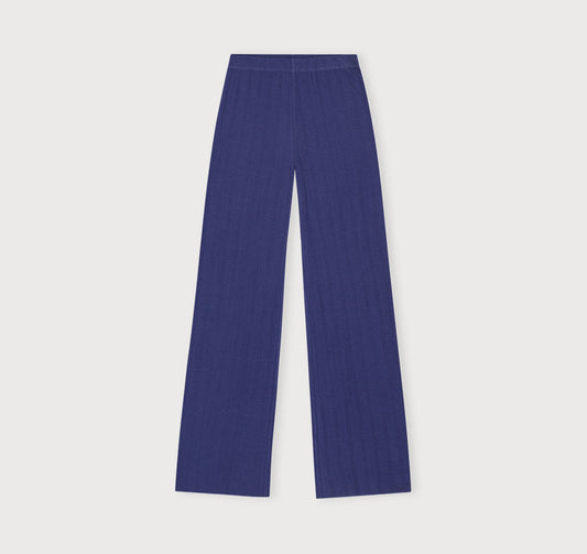 Pointelle Straight Leg Pants