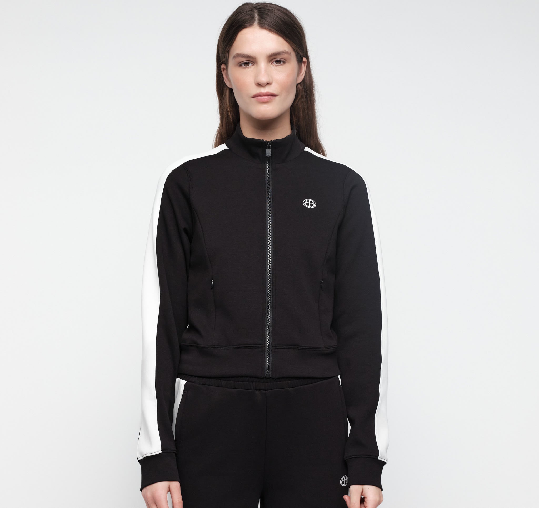 Track Zip Up Jacket - Black | Only €39 | Organic Basics